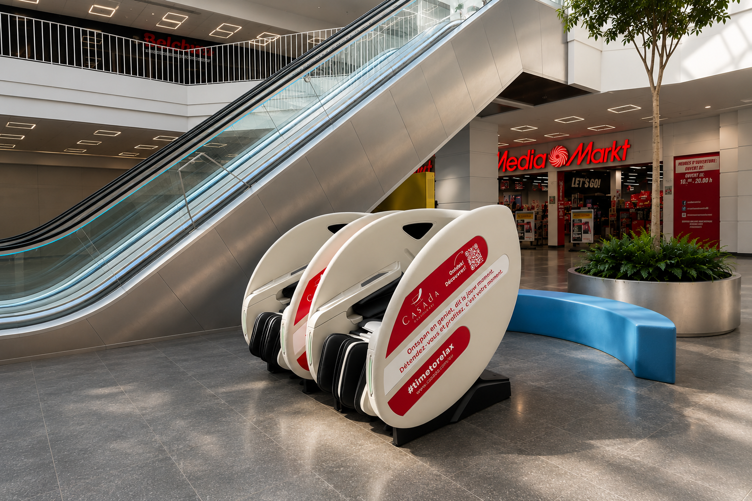 PRIMEUR: Casada Atlas met betaalsysteem nu in Shopping Basilix Brussel