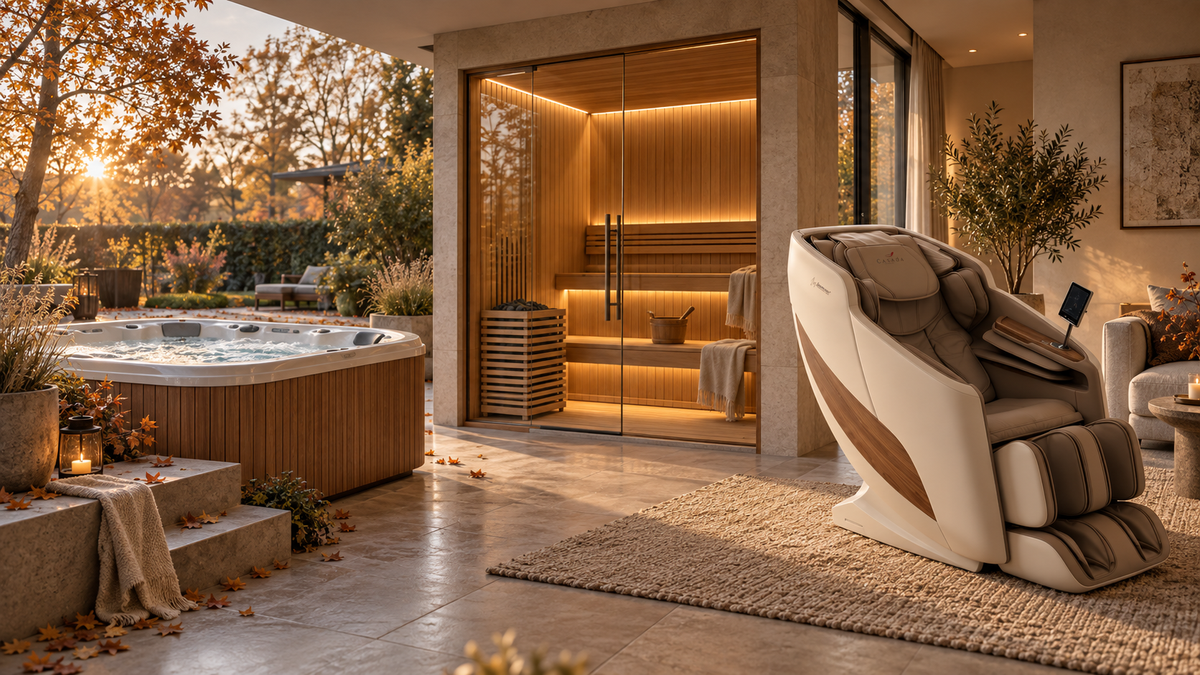 Jacuzzi, sauna of massagestoel: welke wellness past het best bij jou thuis?