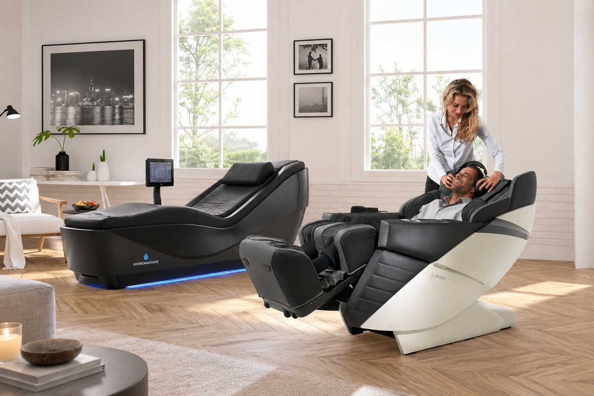 Hydromassage of massagestoel: wat is het verschil en wat past bij jou?